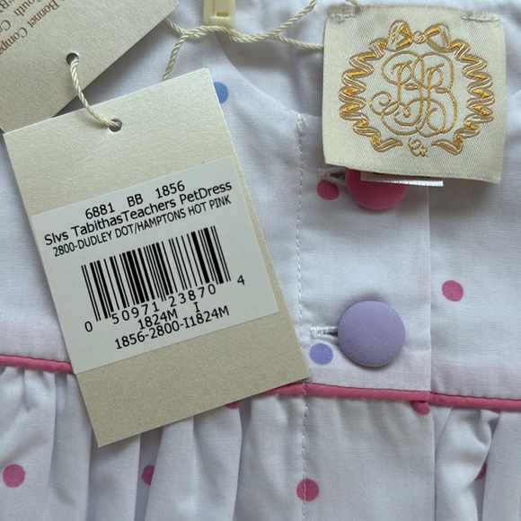 NWT The Beaufort Bonnet Company Dudley Dot Dress 18-24 months - Picture 6 of 8